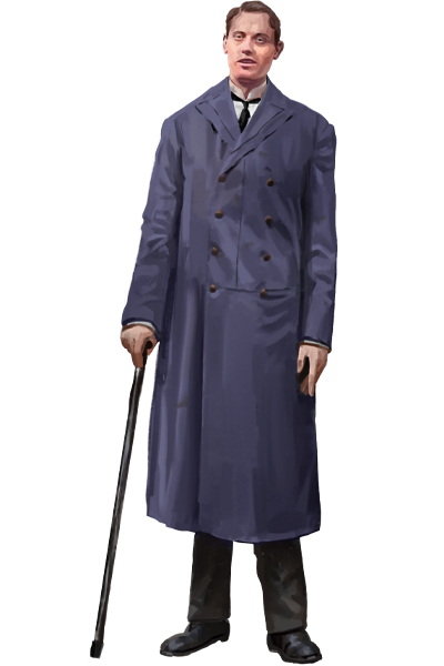An illustration of Albert Kramer