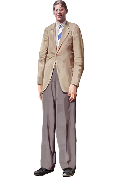 An illustration of Robert Wadlow