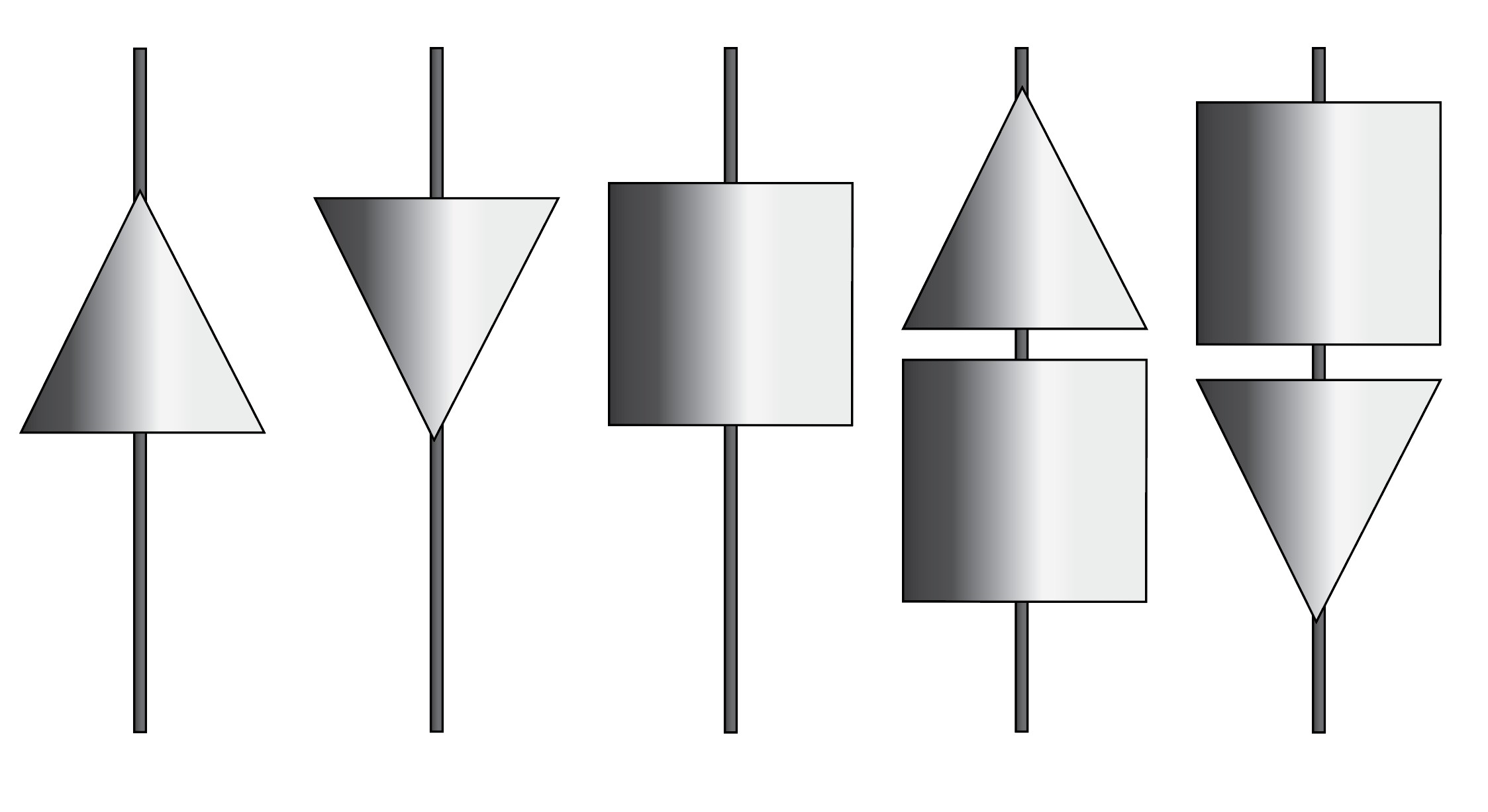 The weather warning symbols developed by the early Met Office