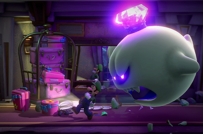 a still from Luigi's Mansion