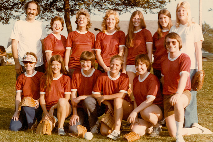 joyce-jones-as-part-of-family-softball-team