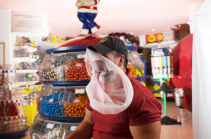 the bubble burst all over Chad's face