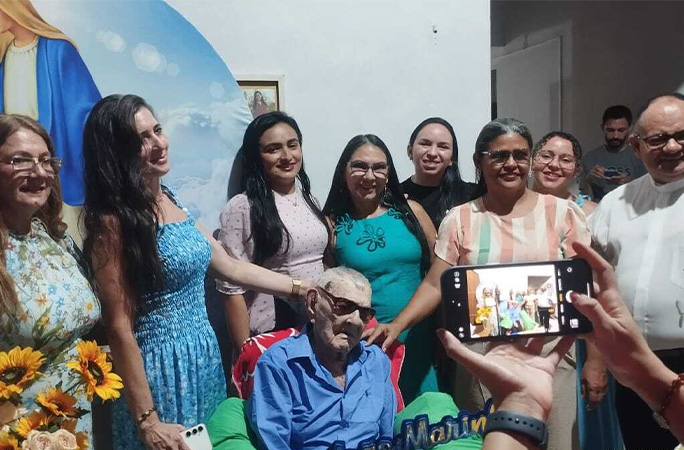 Joao with his family