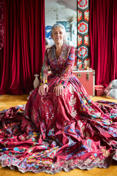 Kiki Jerome wearing the dress