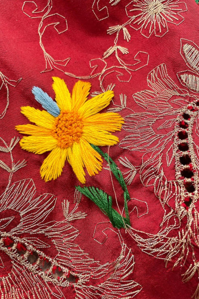 Sunflower embroidery