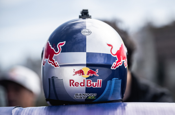 Sandro's Red Bull helmet