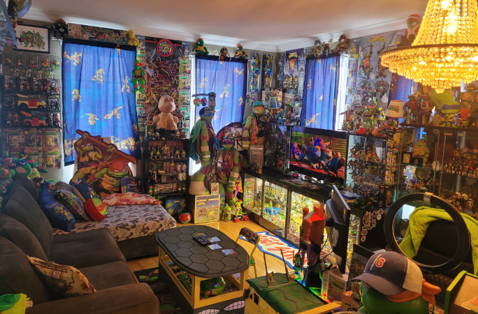 Sofa in the Turtle Lair