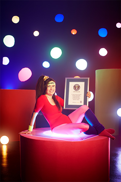 Carrie with her GWR certificate