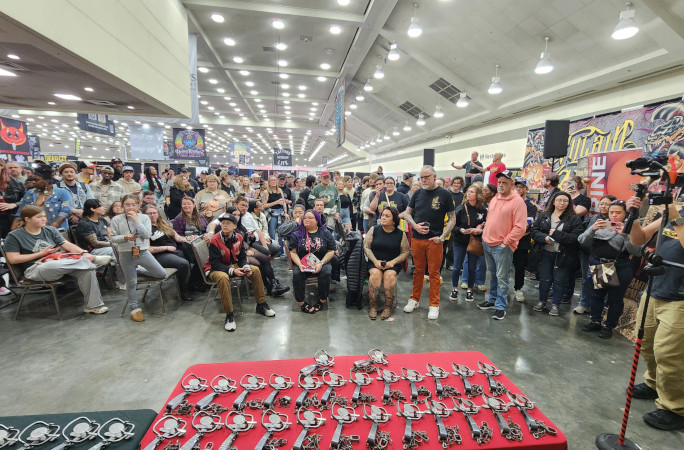 The crowd from Casey's view