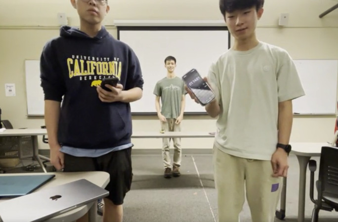 Ethan smiling after breaking the record