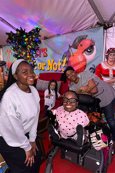 Jyoti and Wildine with family