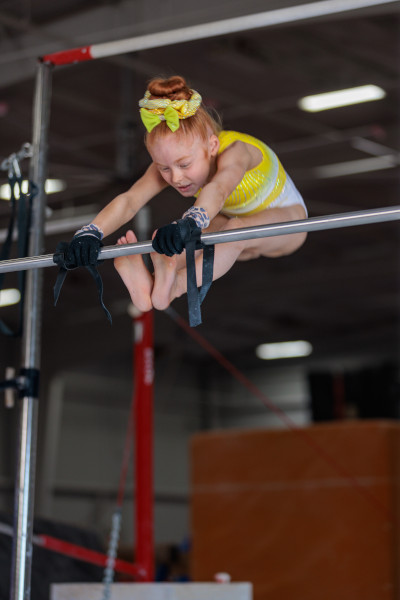 Kynlee completing her attempt