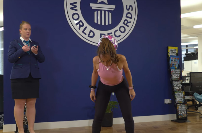 Laura Biondo around the moon attempt