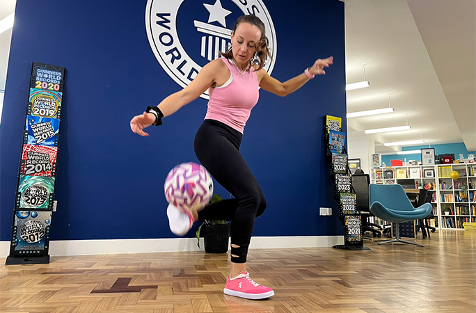 Laura doing clipper trick