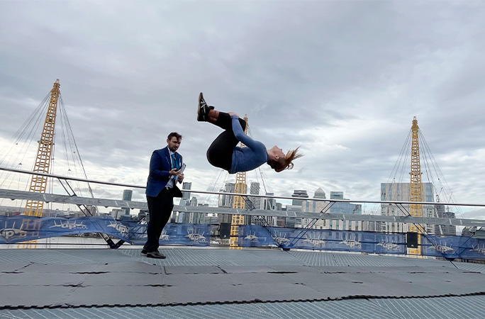 Lucie Colebeck during her attempt