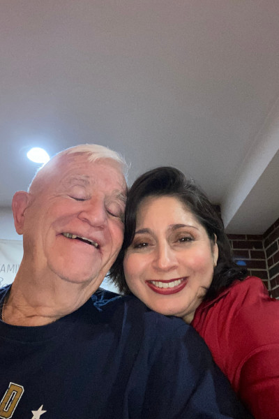 Bill and Jess taking a selfie