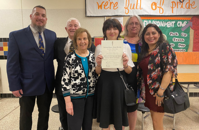 Bill at a school graduation