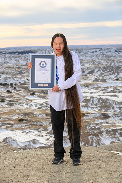 Reuben with his GWR certificate
