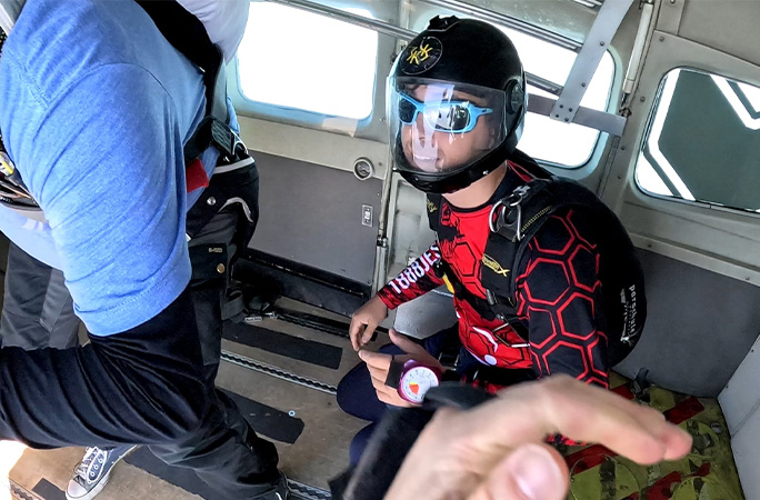 waiting in the plane