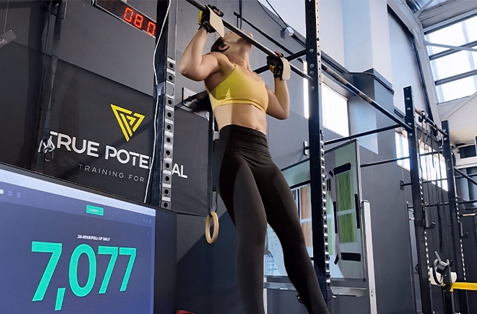 most pull ups by a female