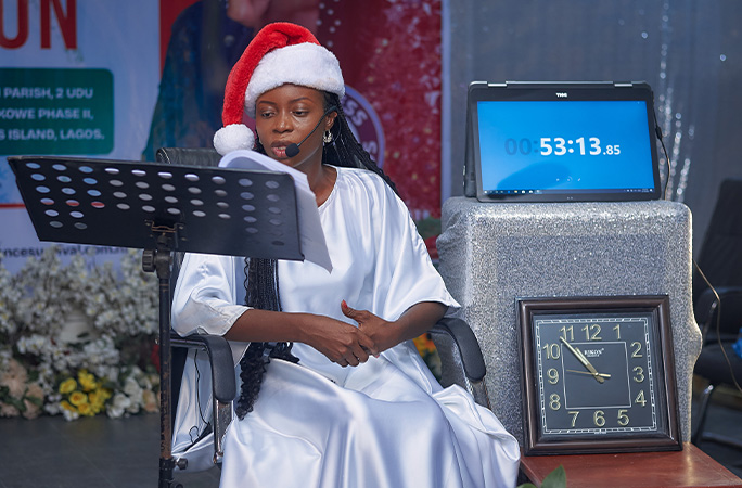 Confidence 53 minutes into her attempt