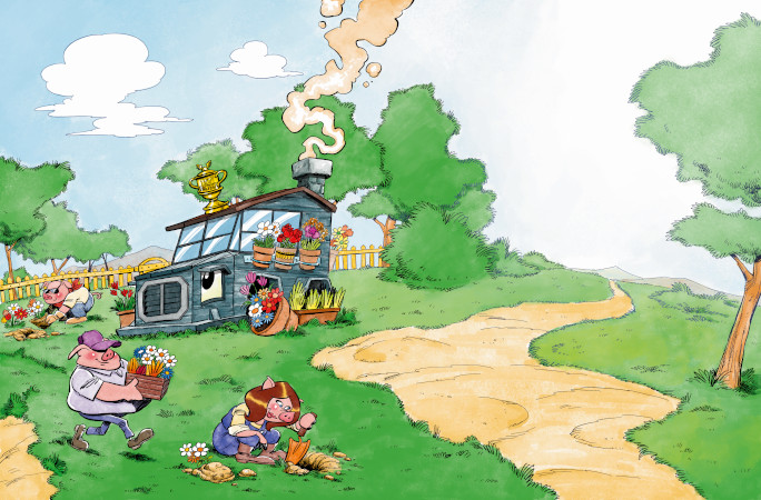 Page of Brian's childrens book