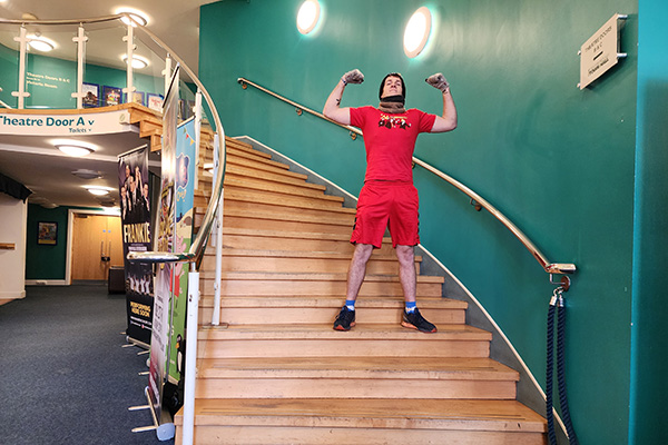 fastest time to ascend everest record holder dressed in red