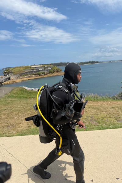 Barrington Scott walking in Sydney