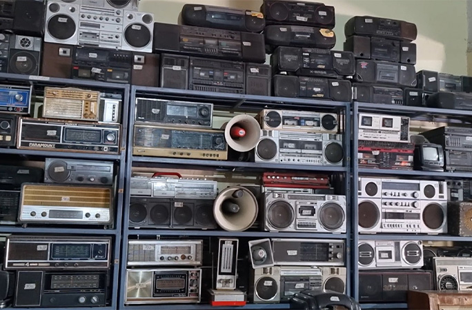 A selection of the radio collection