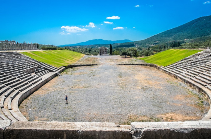 An ancient greek stadium