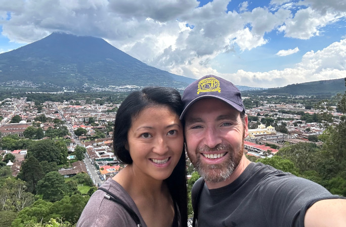 Chris and Julie in Guatemala