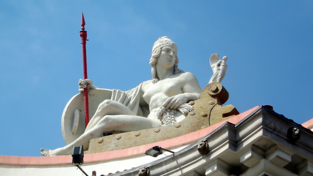 Statue of Queen Teuta in Albania