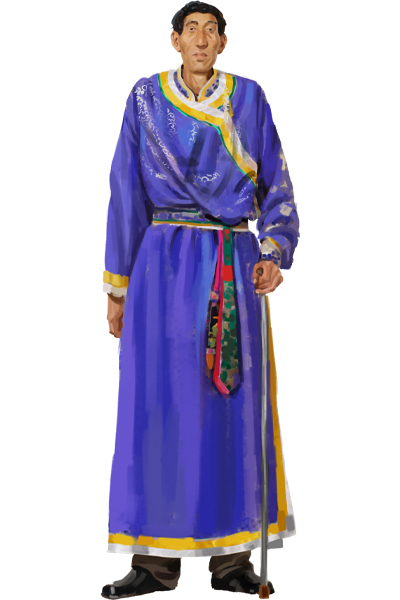 An illustration of Bao Xi Shun