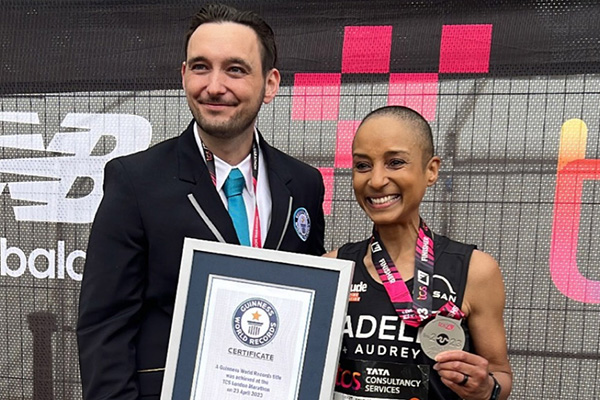 fastest marathon with an ileostomy with adjudicator