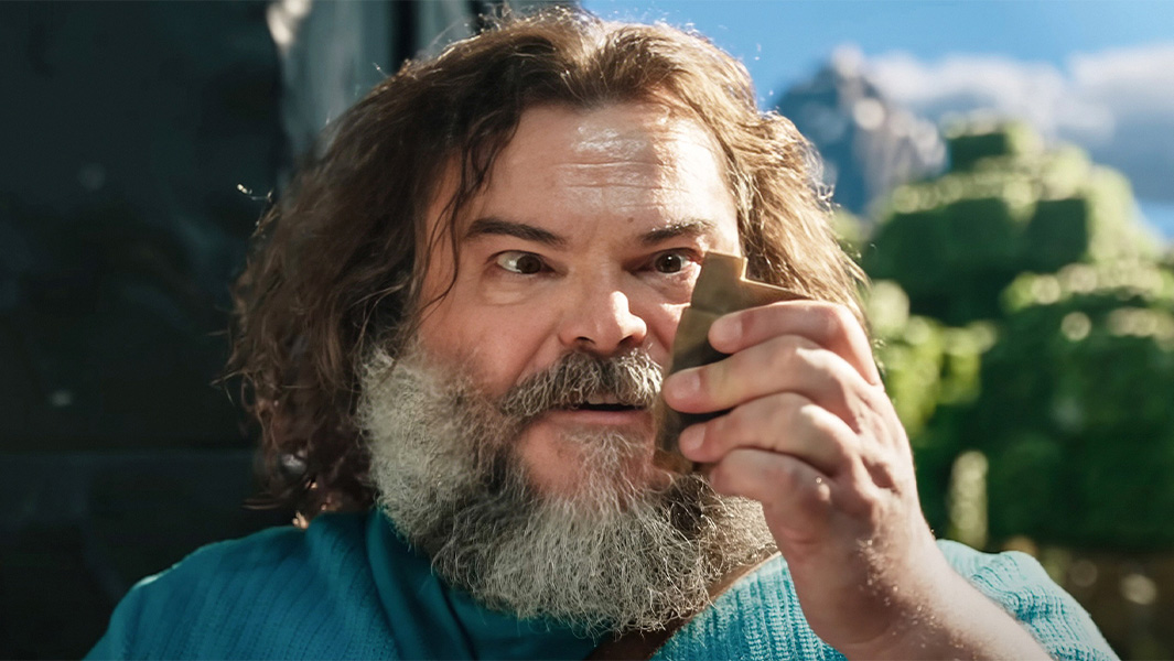 Jack Black as Steve in A Minecraft Movie