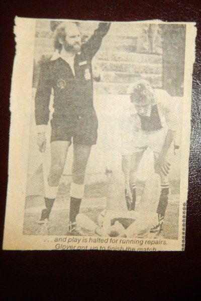 Phil officiating a game