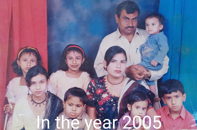 The most family members born on the same day