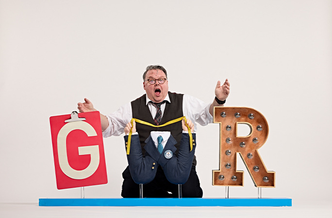 Craig with a GWR sign