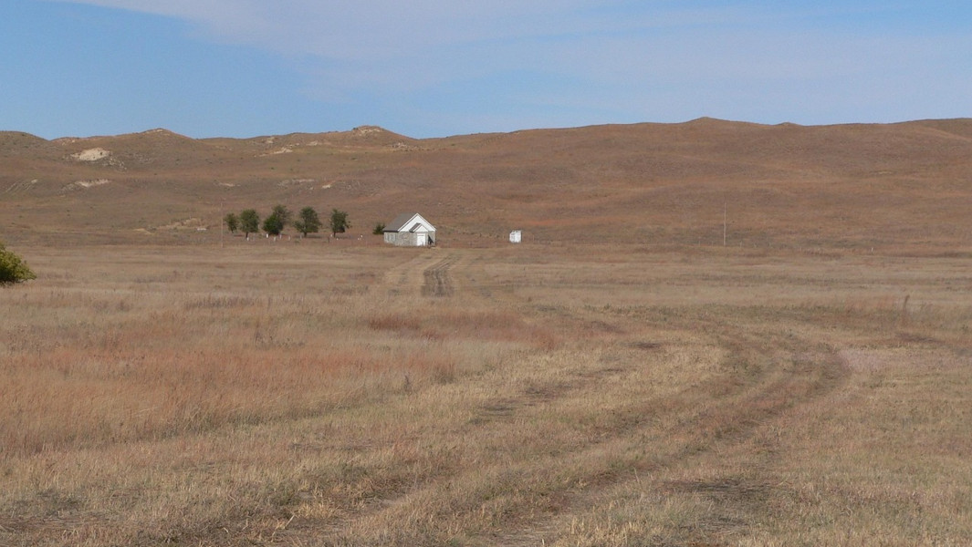 A small church in north Nebraska