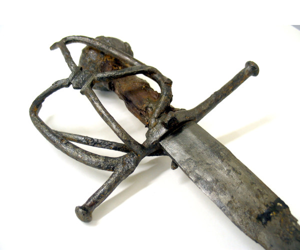 A sword grip from the Mary Rose