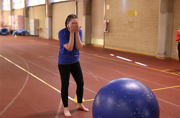 Jasmin bursts into tears of joy