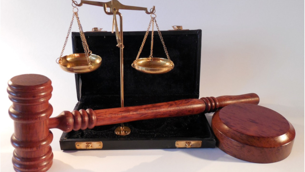 A gavel and scales of justice