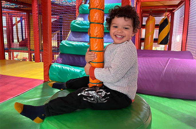 Joseph at soft play
