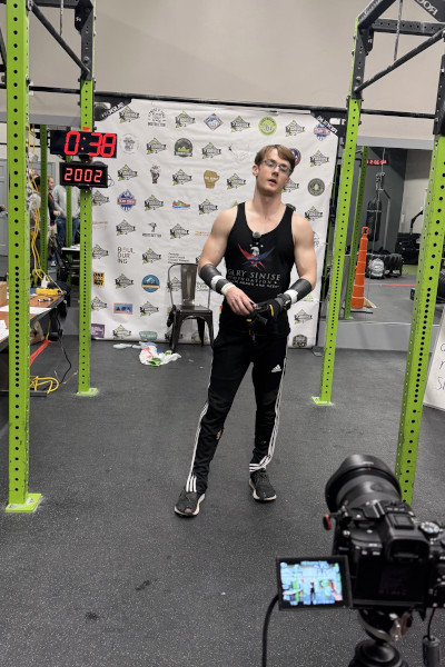 David finished with his challenge