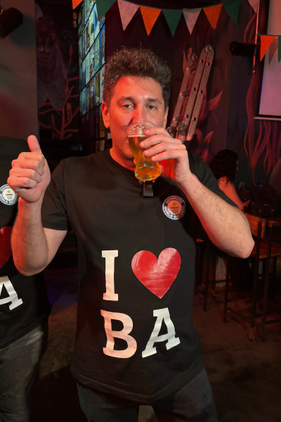 Martin on his last drink