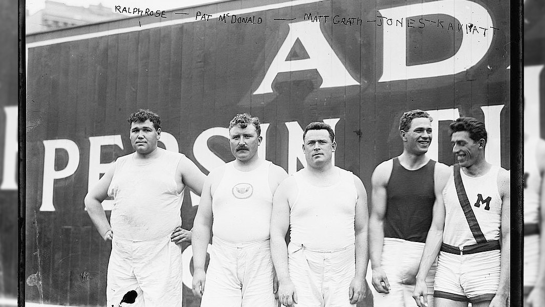 Thumbnail with Pat MCDonald and other atheltes