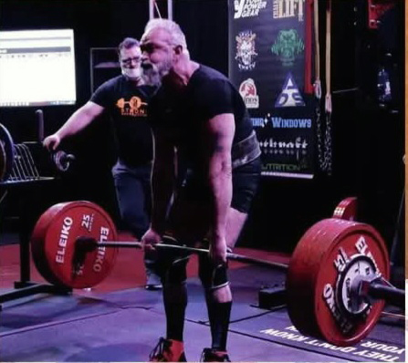 Liam doing the deadlift