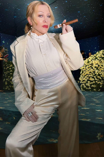 Bella in Madonna's Met Gala look