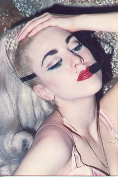 Bella with Madonna's iconic headset