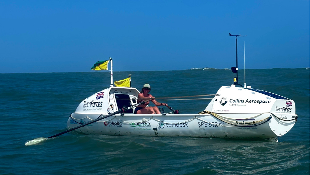 Zara Lachlan on her boat